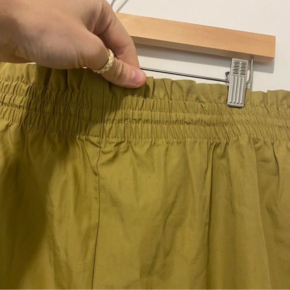 Madewell Poplin Smocked Huston Pull-On Crop Pants XXL - Picture 10 of 11